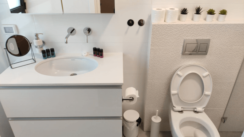 ניקיון שירותים